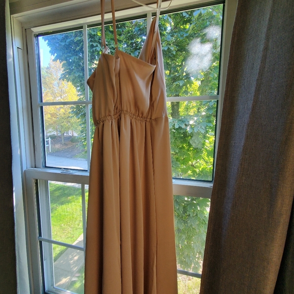 The Dessy Group Style TH098. Champagne Color. Never worn and not altered - Picture 6 of 10